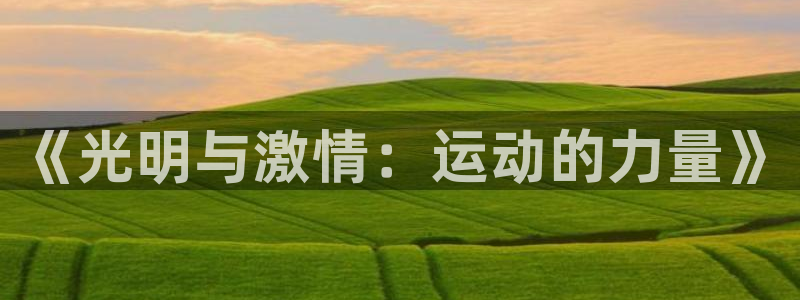 《光明与激情：运动的力量》